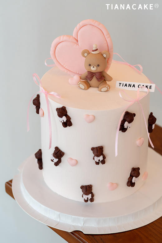 【翻糖定制款】粉色泰迪熊 商品图0