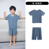 【夏季新款❗️超亲肤儿童家居服】丝绸般手感，超舒服无痕冰丝男童短袖宽松两件套女童睡衣睡裤 商品缩略图7