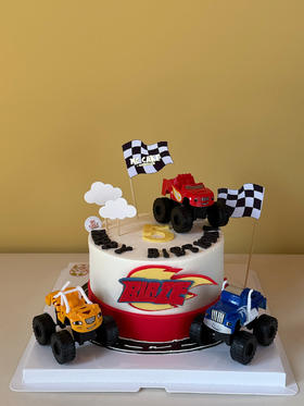 旋风战车玩具蛋糕