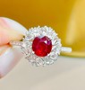 1ct刻面红宝石戒指 商品缩略图1