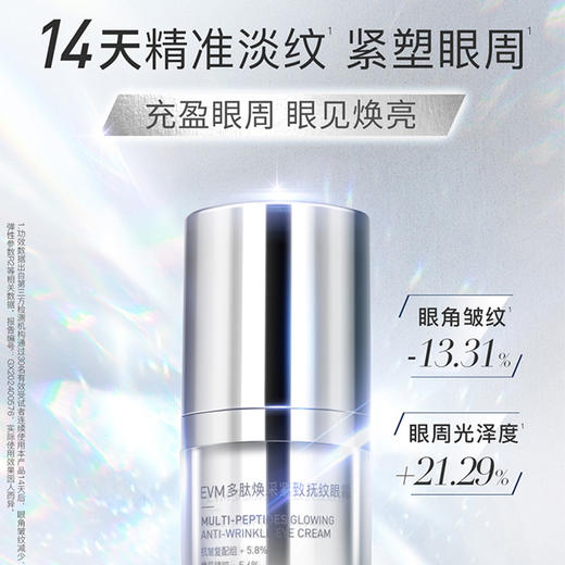 EVM多肽焕采紧致抚纹眼霜15g+赠同款3g 商品图1