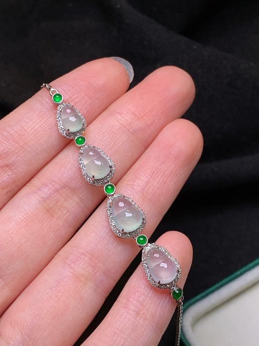 葫芦翡翠手链 商品图2