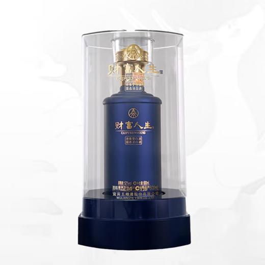 【单瓶133.1】五粮液股份 财富人生蓝韵 52度 浓香型白酒 500ml*6瓶整箱 商品图4