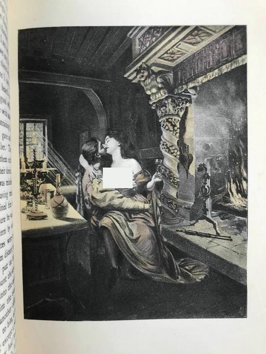 薄伽丘《十日谈》（全2卷合订1册） 路易·查隆16幅经典插图 漆布精装大32开 商品图10