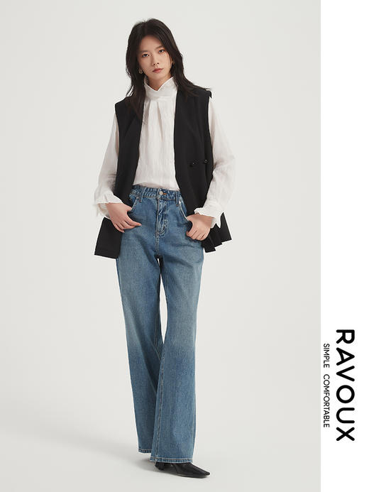 271219901侧开叉马甲 商品图1