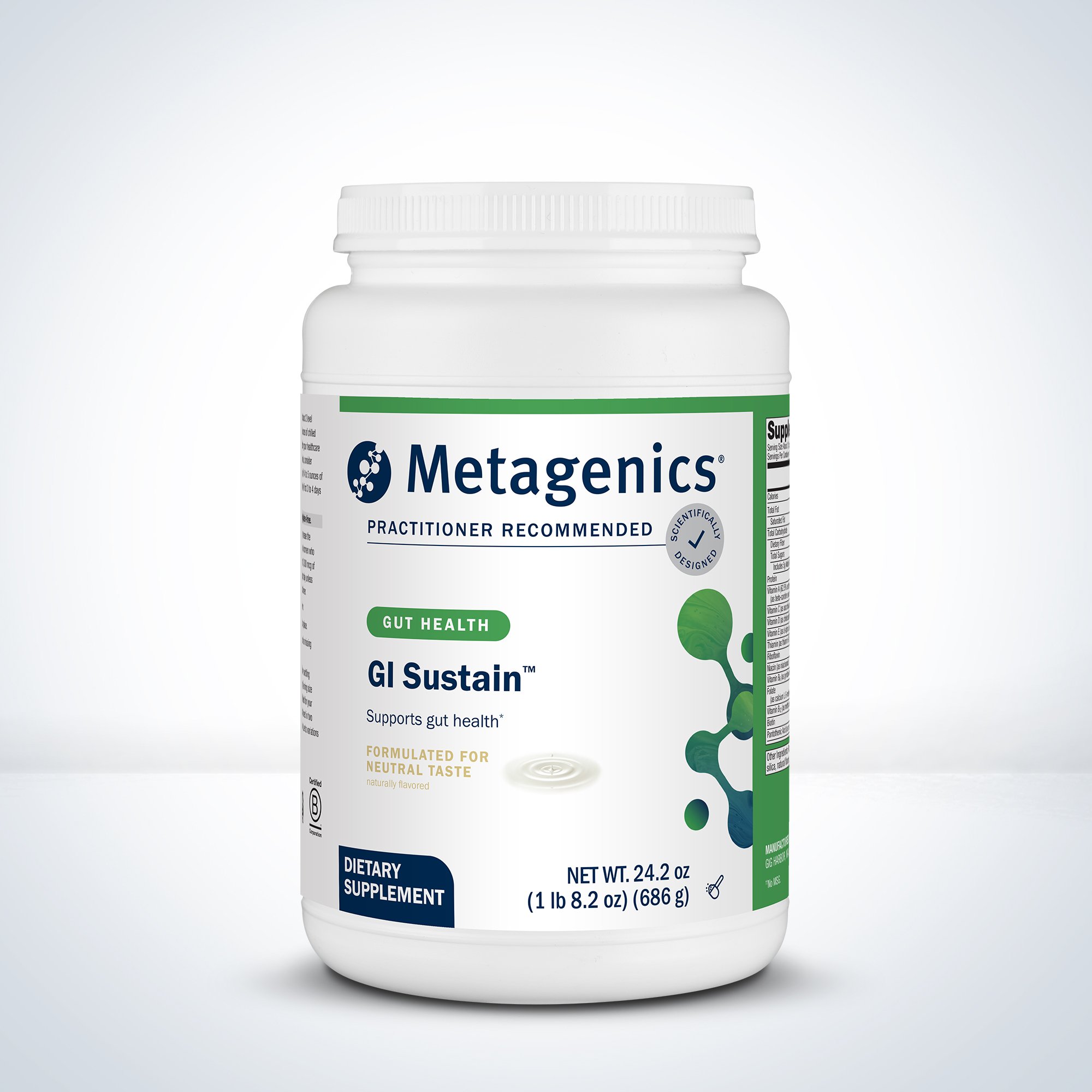 Metagenics GI Sustain 686克新旧包装随机【效期2027年5月底】