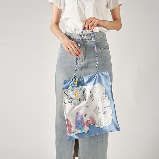 大英博物馆 埃及系列内巴蒙花园轻 便单肩包 蓝色 商品图2