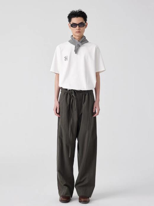 Simple Project/Y2547/蝴蝶刺绣LOGO印花圆领短袖T恤 商品图2