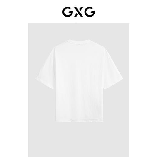 GXG夏季简约多色舒适纯棉宽松短袖t恤男 商品图1