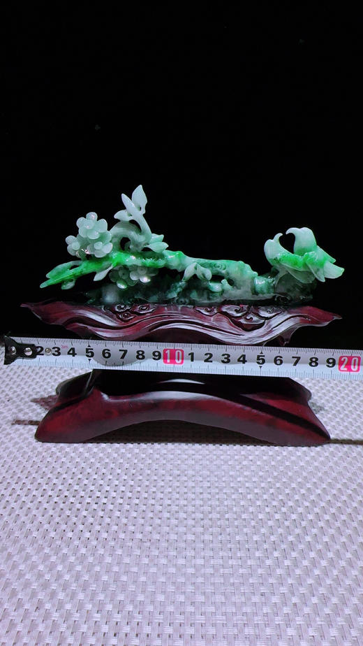 620879翡翠摆件【喜上眉梢 喜事连连】 商品图1