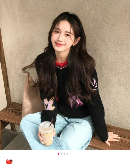 Self*who手工提花针织开衫022501 商品图10