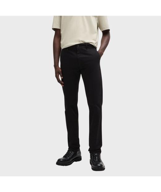 H.B 25新款水洗黑 弹力小直筒通勤长裤 XXK183 商品图0