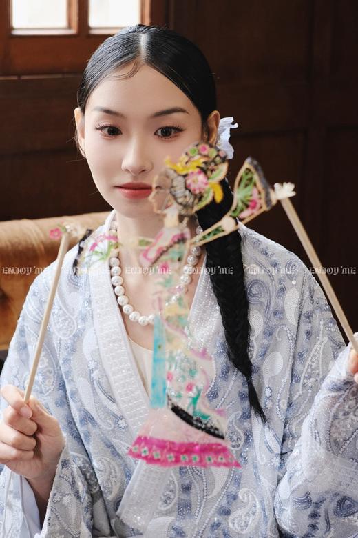 【门店同款】ENJOY春季云敛-春光推盏烟雨初霁中式外套 161946711 商品图1