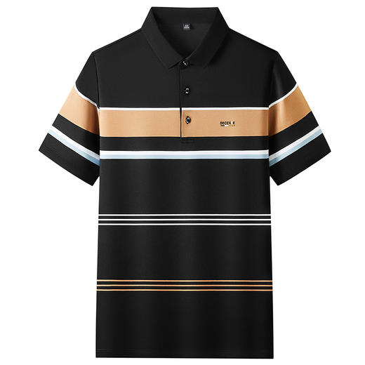 【DKP】大依优型大码短袖Polo衫翻领体恤轻奢休闲男宽松T恤上衣胖子 商品图0