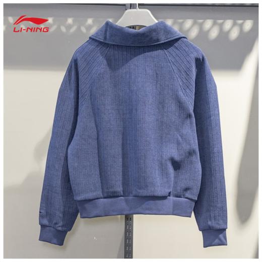 李宁女子卫衣2025春季新款运动潮流系列宽松套头连帽卫衣AWDV138 商品图6