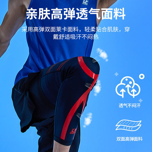 LP1608CK护膝男女薄款亲肤运动透气专业篮球跑步专用保暖护腿套 商品图4