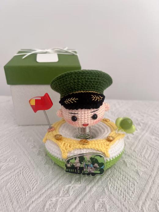 【DIY纯手工钩织卡通摇摇乐摆件】可爱纯手工钩织娃娃车载摆件（手工产品不支持退换）LQQ 商品图7