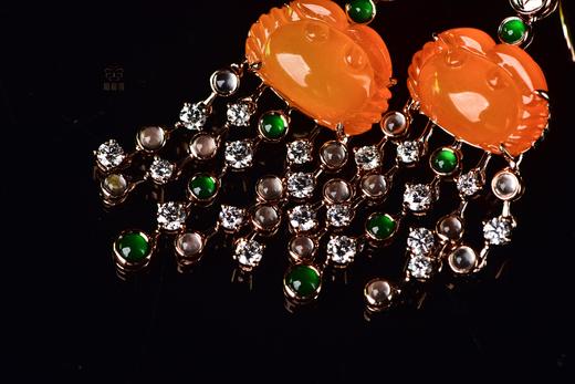 【八方来财】黄翡耳坠-EZ12411017 商品图6