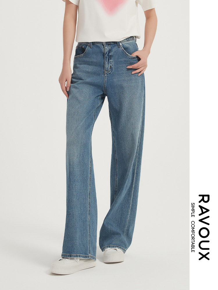 271199902直筒牛仔长裤