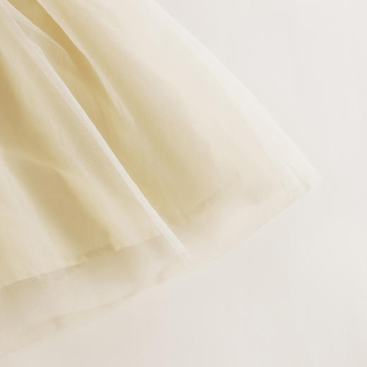 【马克珍妮 芦芙】夏装新款 女童泡泡袖网纱拼接连衣裙230233 商品图4