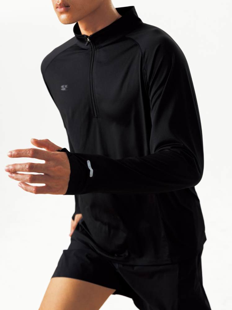 CryingCenter 网布半拉速干长袖Tee 哭喊中心