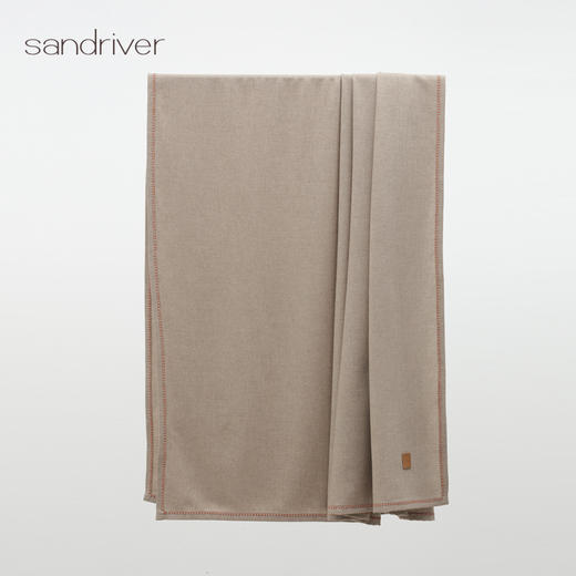 羊绒平纹折边撞色锁边毯子 SJF97P737N 商品图4