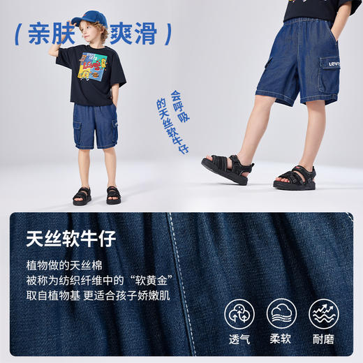 LEVIS 夏 大童小童 儿童童装短裤 LVB-EH-N273 商品图5