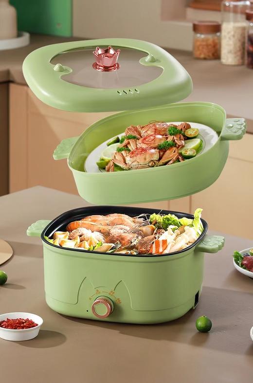 【礼品采购】现代 格林先生多功能电蒸煮锅280mm旗舰款 商品图3