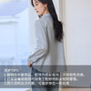VICTORIA&VERA春季“冰萃微蓝”系列韩版百搭显瘦V领假两件竖条纹衬衫 商品缩略图6