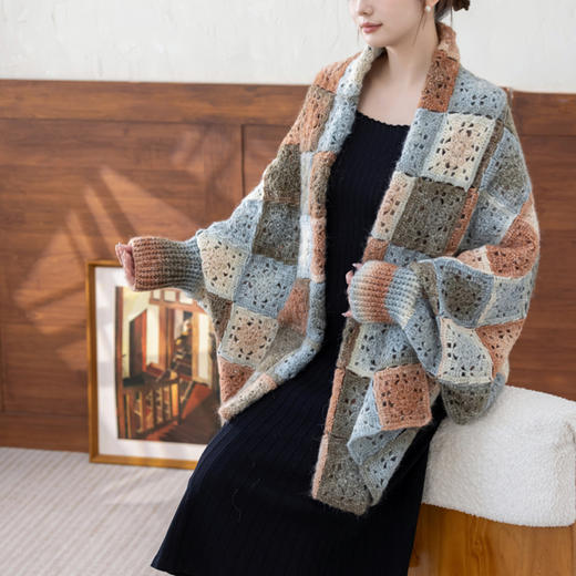 苏苏姐家漫野大披肩手工diy钩针编织毛线团材料包 商品图1