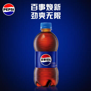 百事可乐Pepsi 碳酸饮料汽水原味 300ml*12瓶 小瓶整箱装 商品图4