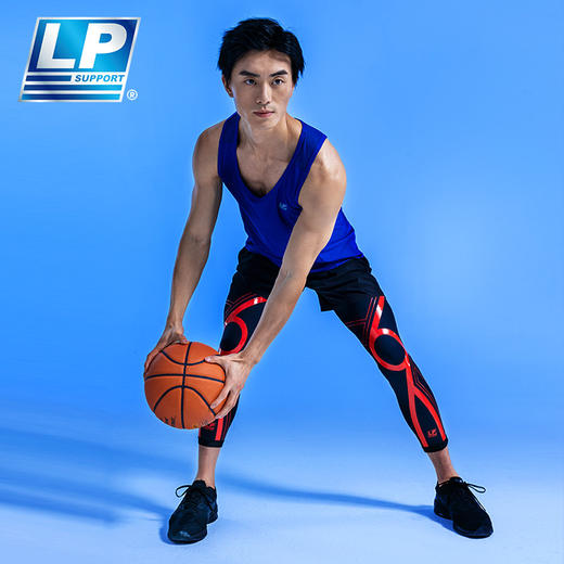 LP1608CK护膝男女薄款亲肤运动透气专业篮球跑步专用保暖护腿套 商品图6