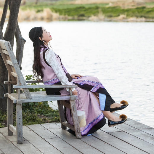 【林栖设计小店】芳华绝带改良马面裙马甲新中式2025夏季新品多色半身裙背心女1952120马面裙1952118 商品图9