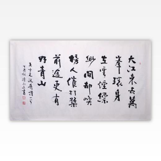 陈永正书法70x138CM《王士元·泛舟诗（前途更有好青山）》8.7平尺手写纸本宣纸作品[原作编号：SF0493] 商品图0