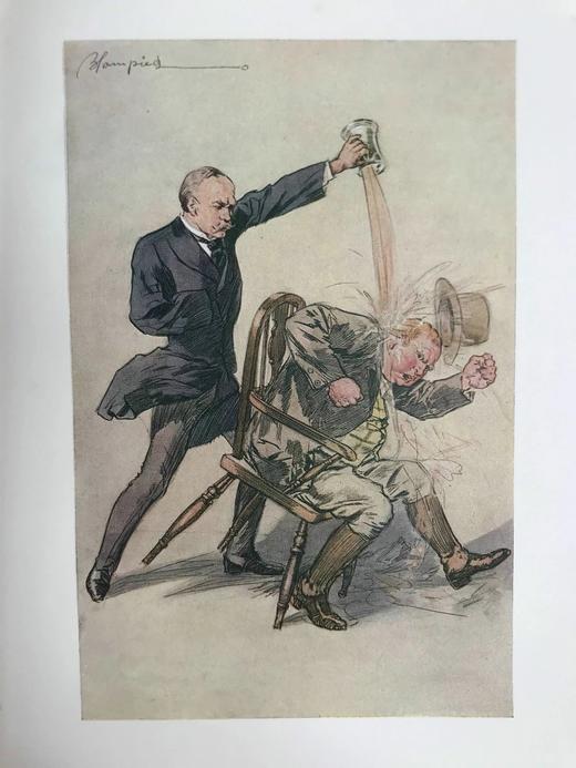 约20世纪早期 杰弗里·法诺尔《金钱月亮》 埃德蒙·布兰皮德23幅彩色插图 漆布精装18开 商品图14