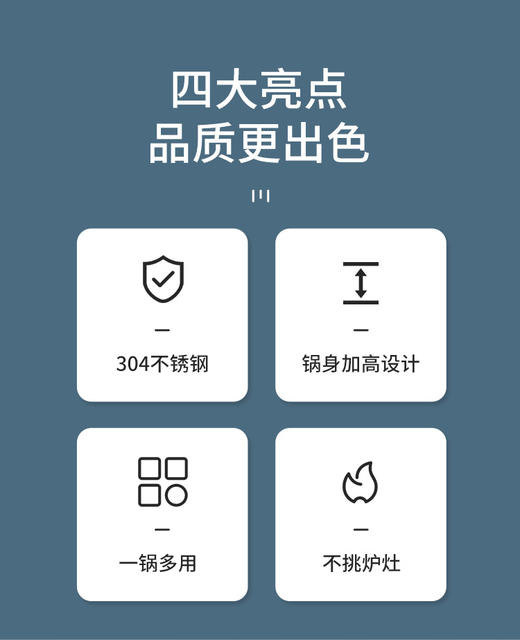 Debo尼克尔蒸锅DEP-DS287 商品图2