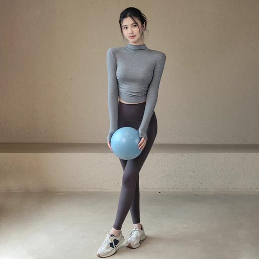跃牌【安琪拉系列】春夏长袖新款修身显瘦速干透气高弹舒适健身瑜伽服运动长袖上衣女CX7408 商品图4