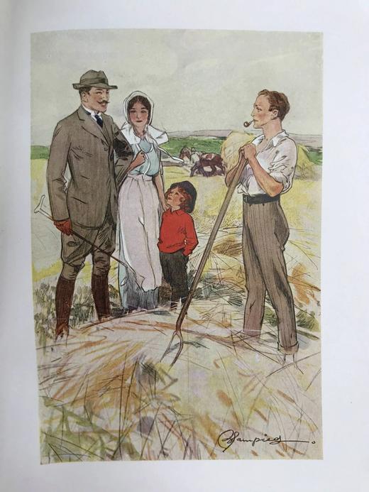 约20世纪早期 杰弗里·法诺尔《金钱月亮》 埃德蒙·布兰皮德23幅彩色插图 漆布精装18开 商品图10