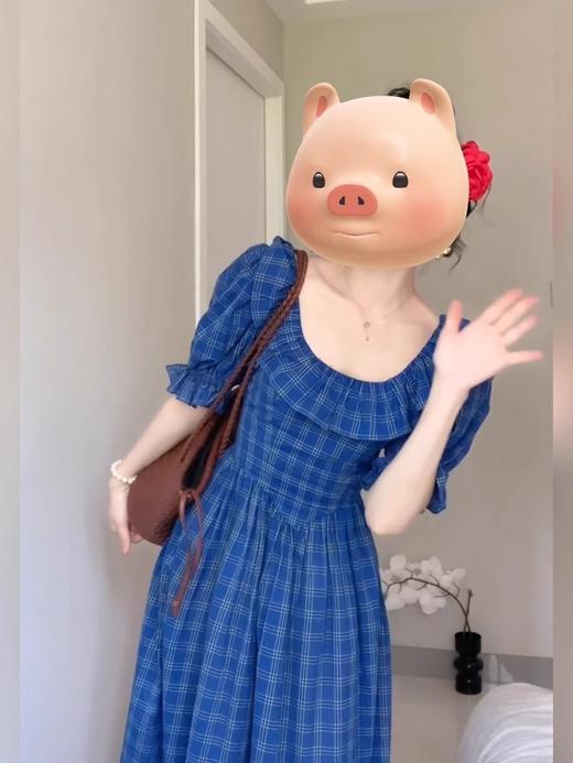 裁缝学苑AS445法式短袖荷叶边连衣裙纸样女装新款显瘦公主长裙子样板图 商品图2