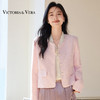 VICTORIA&VERA春季“玫瑰邂逅”法式千金风重工闪片肌理感气质小香外套 商品缩略图0