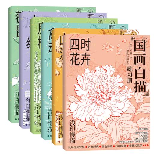 国画白描礼盒 循序渐进 由简入深的练习 内容丰富 一书多用 商品图1