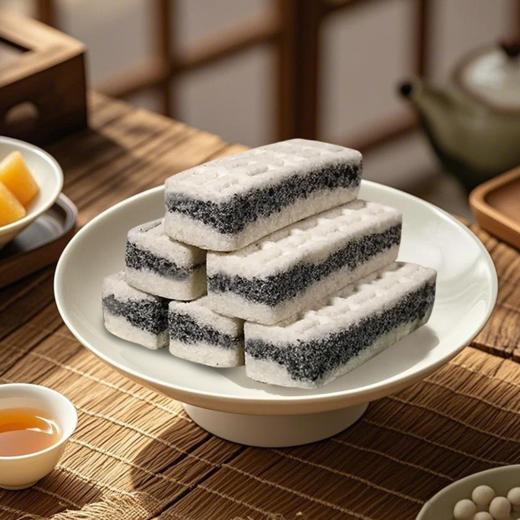 拾爸家⠀黑米芡实糕 美味百搭 秘制糕粉 粗粮细作 现做限发 不添加蔗糖 松软清香 商品图0