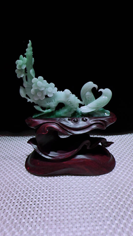 620881翡翠摆件【喜上眉梢 喜事连连】 商品图4