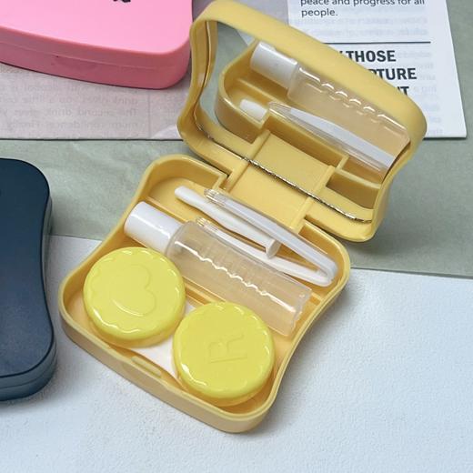 新款卡通可爱隐形眼镜盒美瞳盒伴侣盒XF555 商品图3