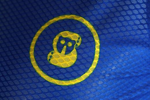 严素跑步背心，蓝色赛道,蓝黄男/女款，轻量，快干，严素态度 商品图4