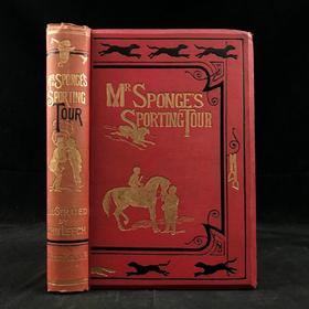 约1900年 瑟蒂斯《司彭吉先生的运动之旅》 约翰·里奇近百幅版画插图（含多幅彩色） 漆布精装大32开