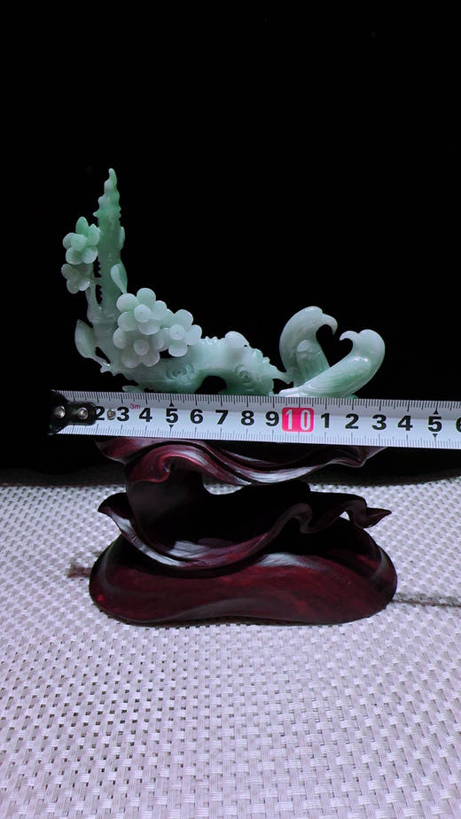 620881翡翠摆件【喜上眉梢 喜事连连】 商品图2