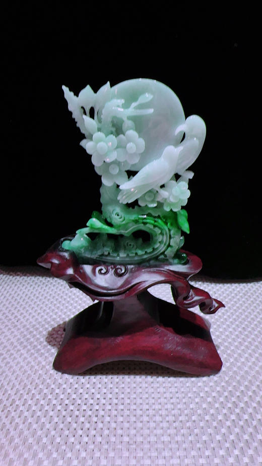 620880翡翠摆件【喜上眉梢 喜事连连】 商品图3