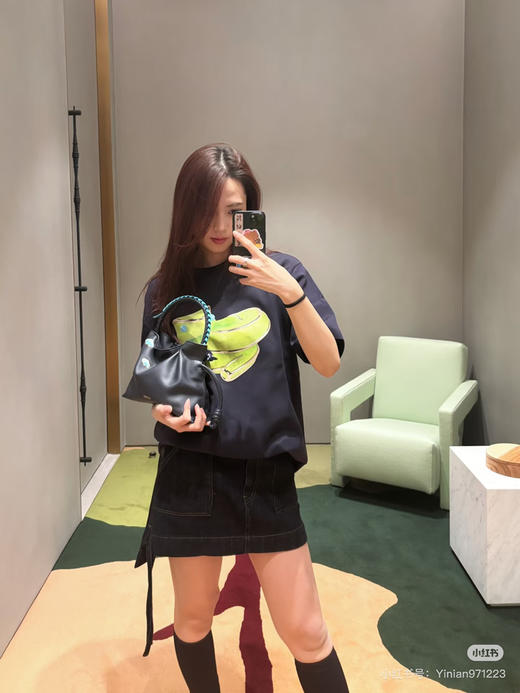 LOWE果冻绿蛇圆领短袖 商品图0