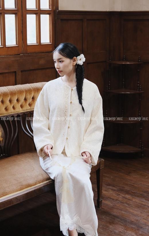 【门店同款】ENJOY春季云敛-春光推盏白茶清欢中式外套 161908335 商品图4